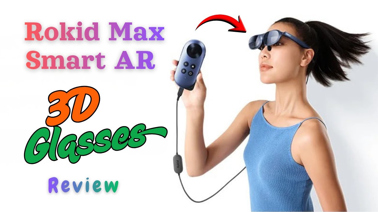 Умные 3D-очки дополненной реальности Rokid Max | Виртуальный экран 215 дюймов в легких OLED-очках...