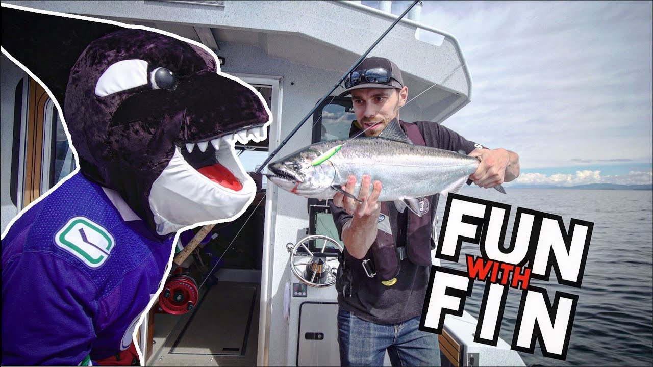 Teaching a Whale to Fish! ~ Fun with Canucks Fin!