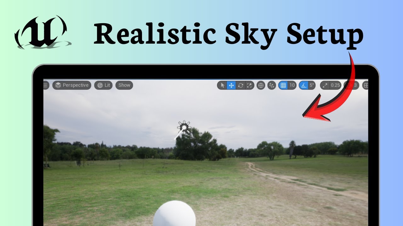 How to add HDRI in Unreal Engine 5 (Scene Brilliance)