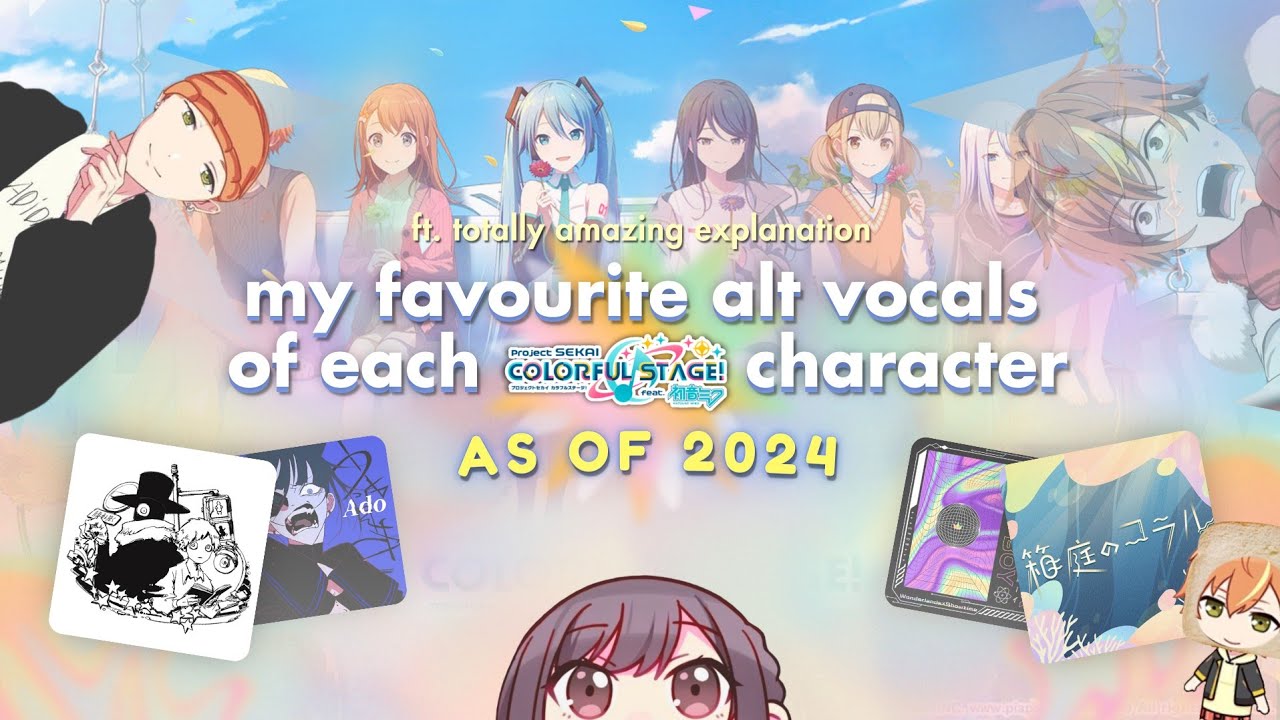 my favourite alt vocals of each PJSK character (as of 2024)