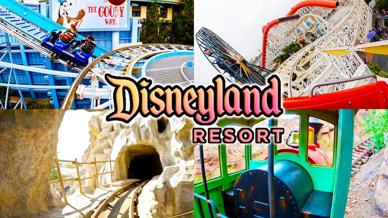 Roller Coasters at Disneyland Resort 🎢 | Full Ride Front Seat POVs in 4K