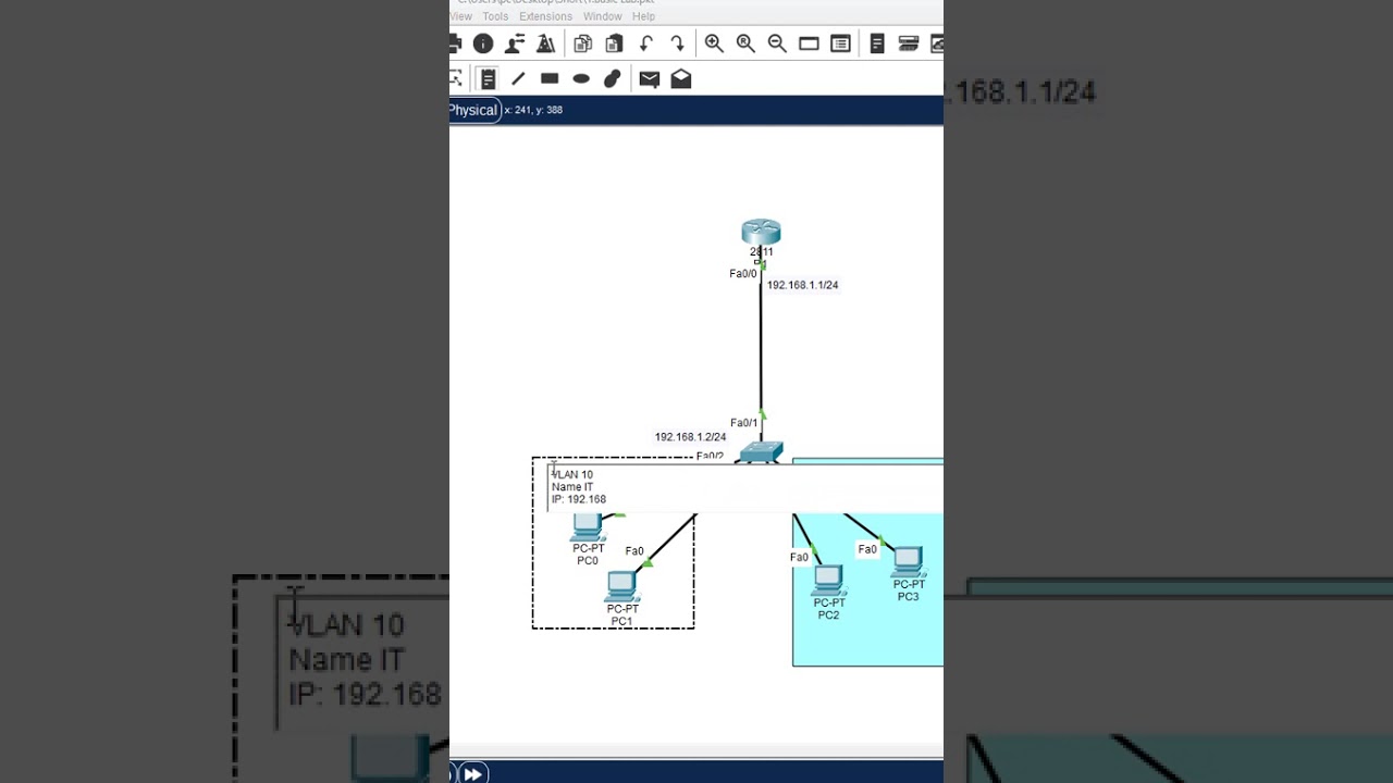 2. Как создать VLAN на коммутаторе CISCO? | CISCO Packet Tracer