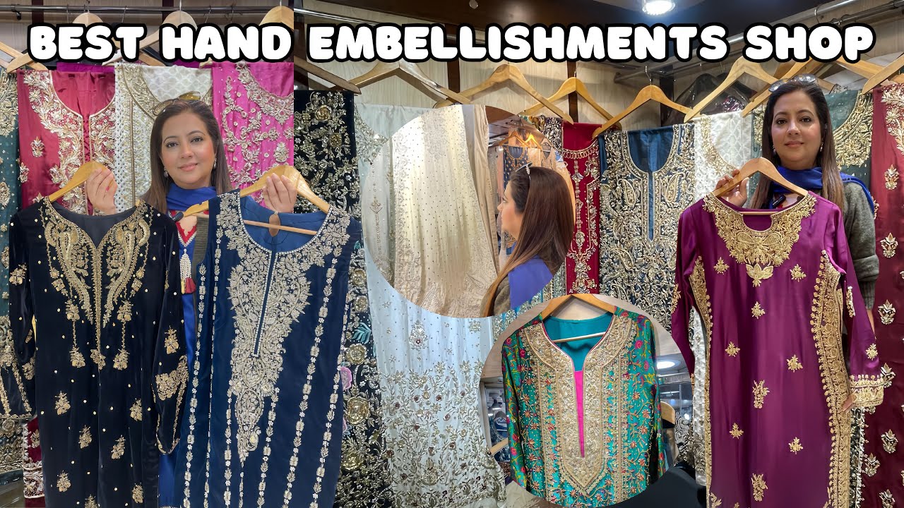 Best Hand Embellishment | Wedding Suits | Famous Local Market 🎀