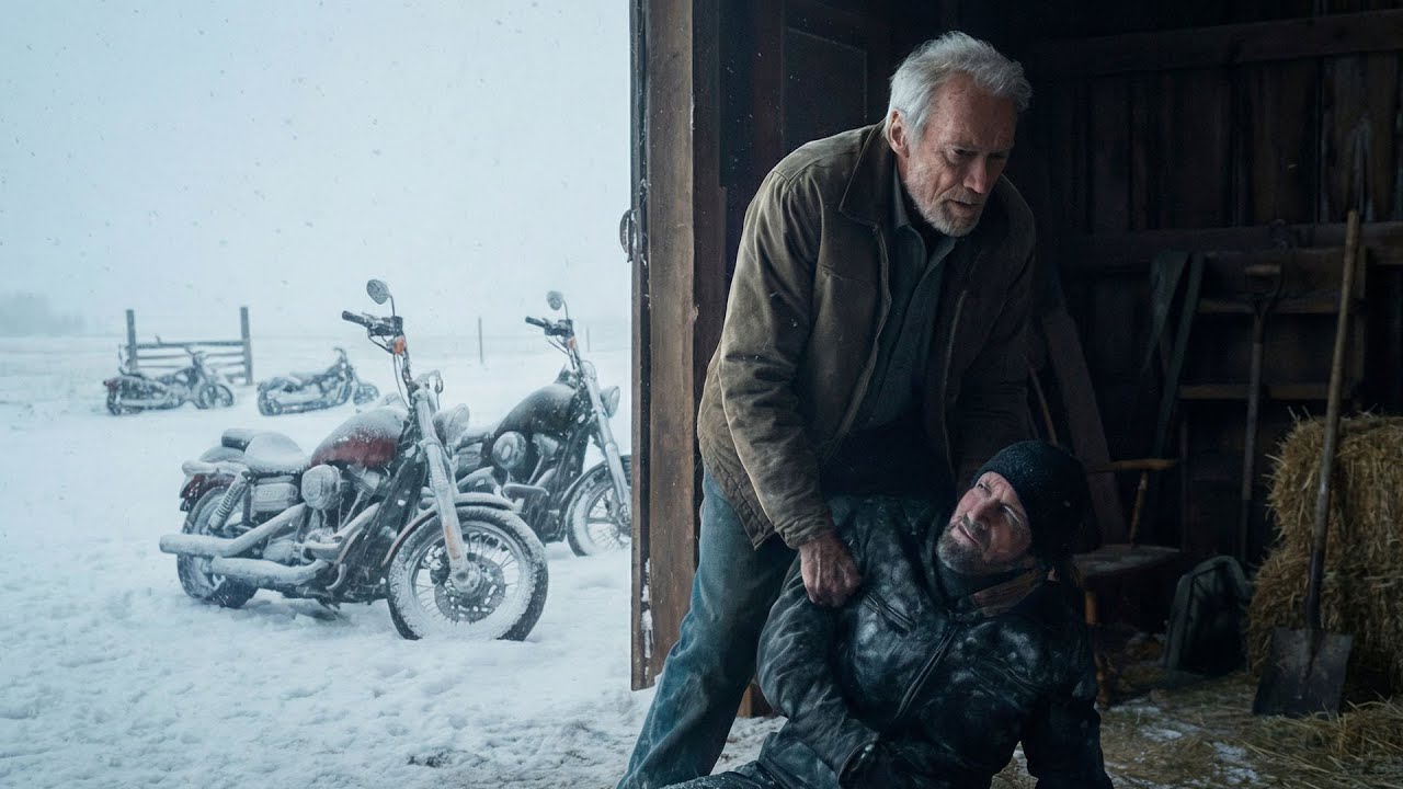 80yo Farmer Opens Barn To Frozen Hell's Angels. Next Day, 500 Riders Return With A Huge Gift.