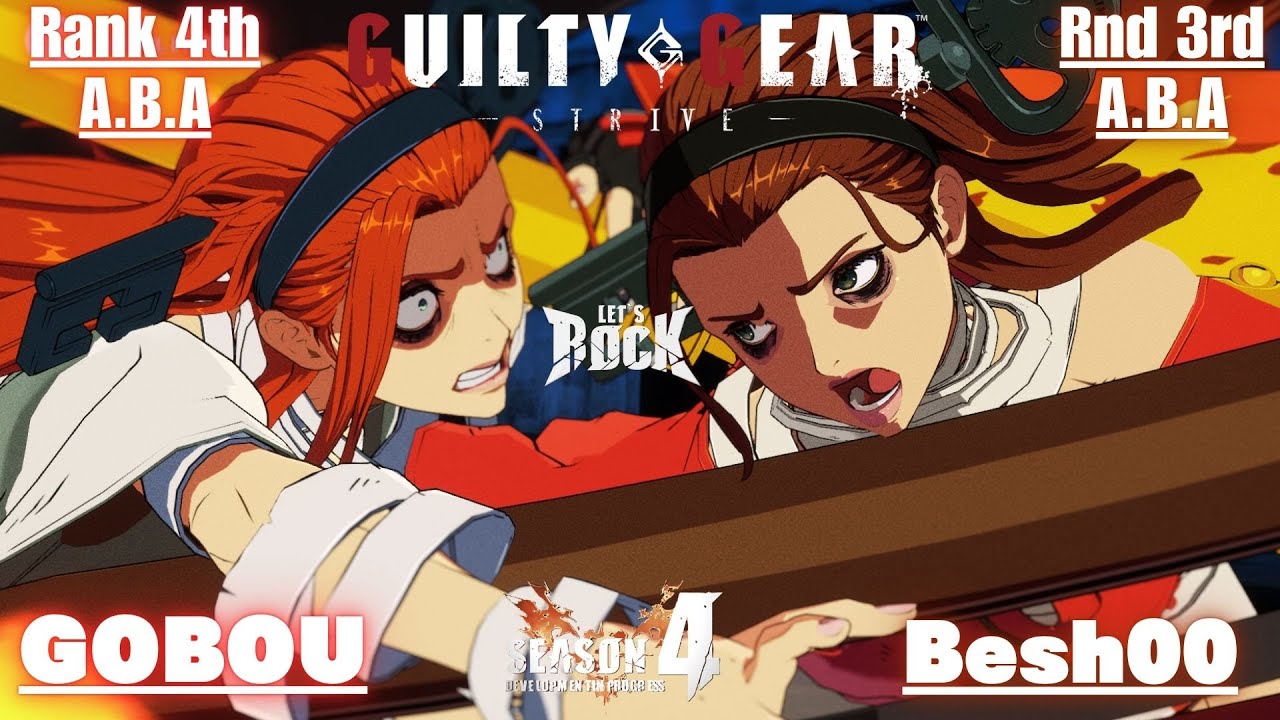 GGST➤Rank 4th A.B.A / アバ [ GOBOU/御傍 ] vs Rank 3rd A.B.A / アバ [ Beshh00 ] Guilty Gear Strive