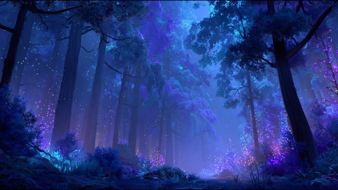 Night Forest Ambience • Deep Delta Sleep Sounds • Nature at Rest (10 Hours)