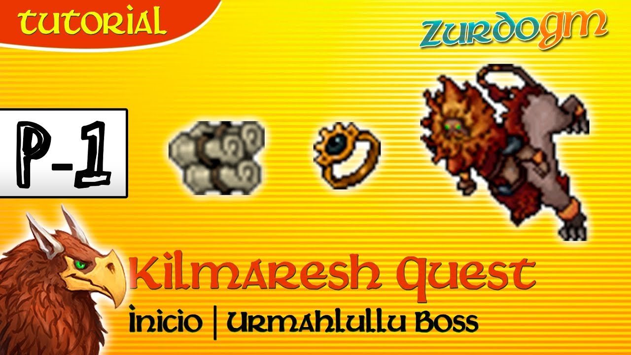 Tibia: Kilmaresh Quest | Gryphon Mount | Urmahlullu Boss | Parte 1 - Paso a paso