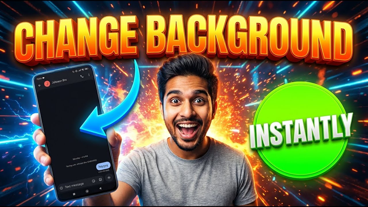 How to Change Text Message Background on Android | Personalize Your Messages