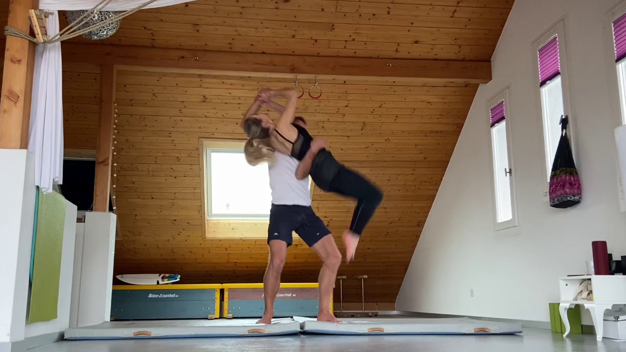 Assisted Back Flip, Acrorhythms Coaching 3