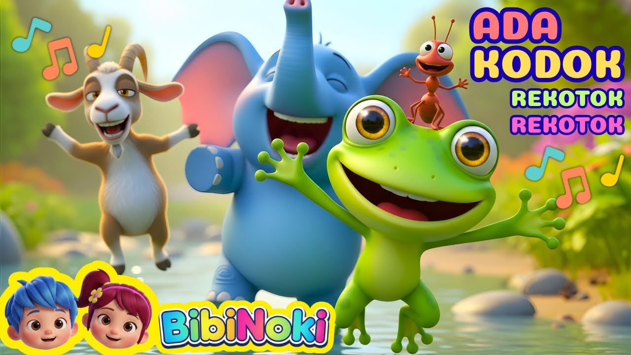 🐸 ADA KODOK REKOTOK REKOTOK 🐜 Semut & Gajah Joget | Lagu Anak Terbaru 2026