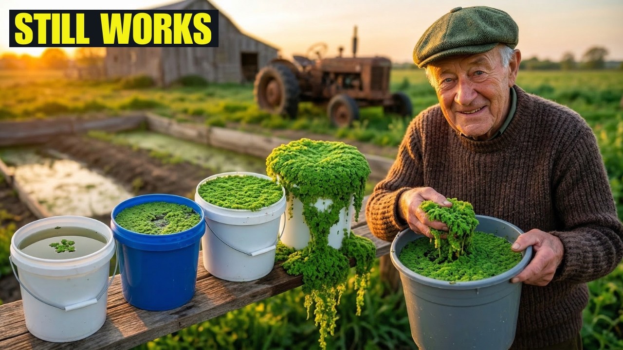 Grow Unlimited Fertilizer In A Bucket. $0 Cost. Doubles Weekly. Why Don't They Teach This?