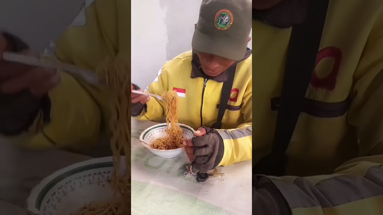 even brush instant noodles because of severe hunger