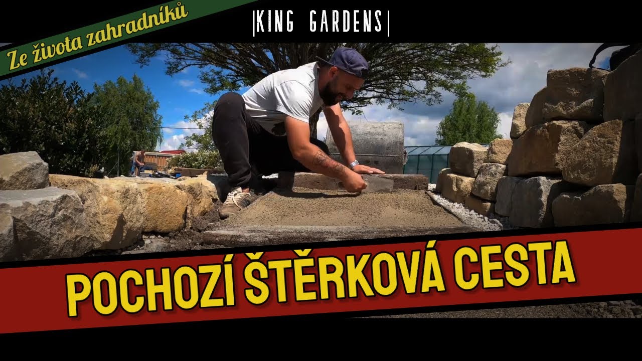 Tvorba štěrkových cest 🎬 |KING GARDENS|