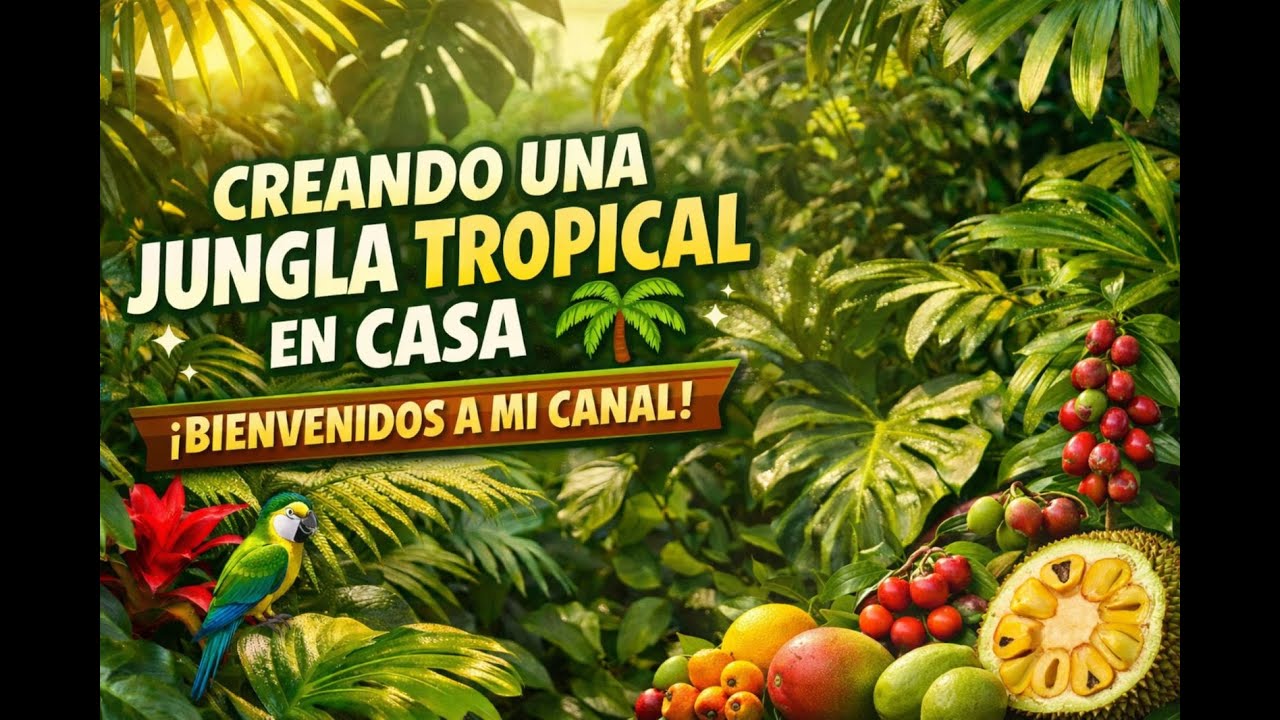 Creando una jungla tropical en casa 🌴  Bienvenidos a mi canal