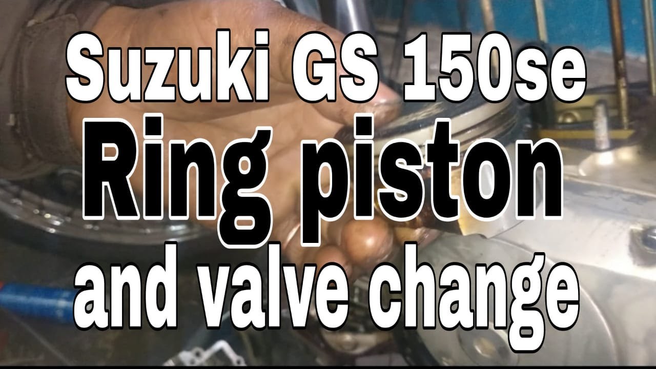 Suzuki gs150 Ring piston and valve changed very easy @kashifsuzukicentre