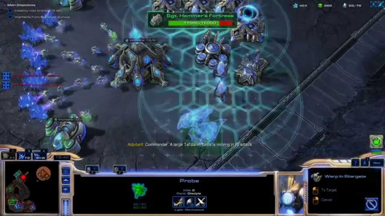 Starcraft 2 Arcade: SC Commanders (Co-op)