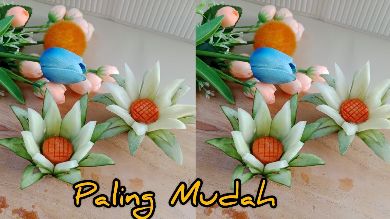 Garnish Timun Paling Mudah!!