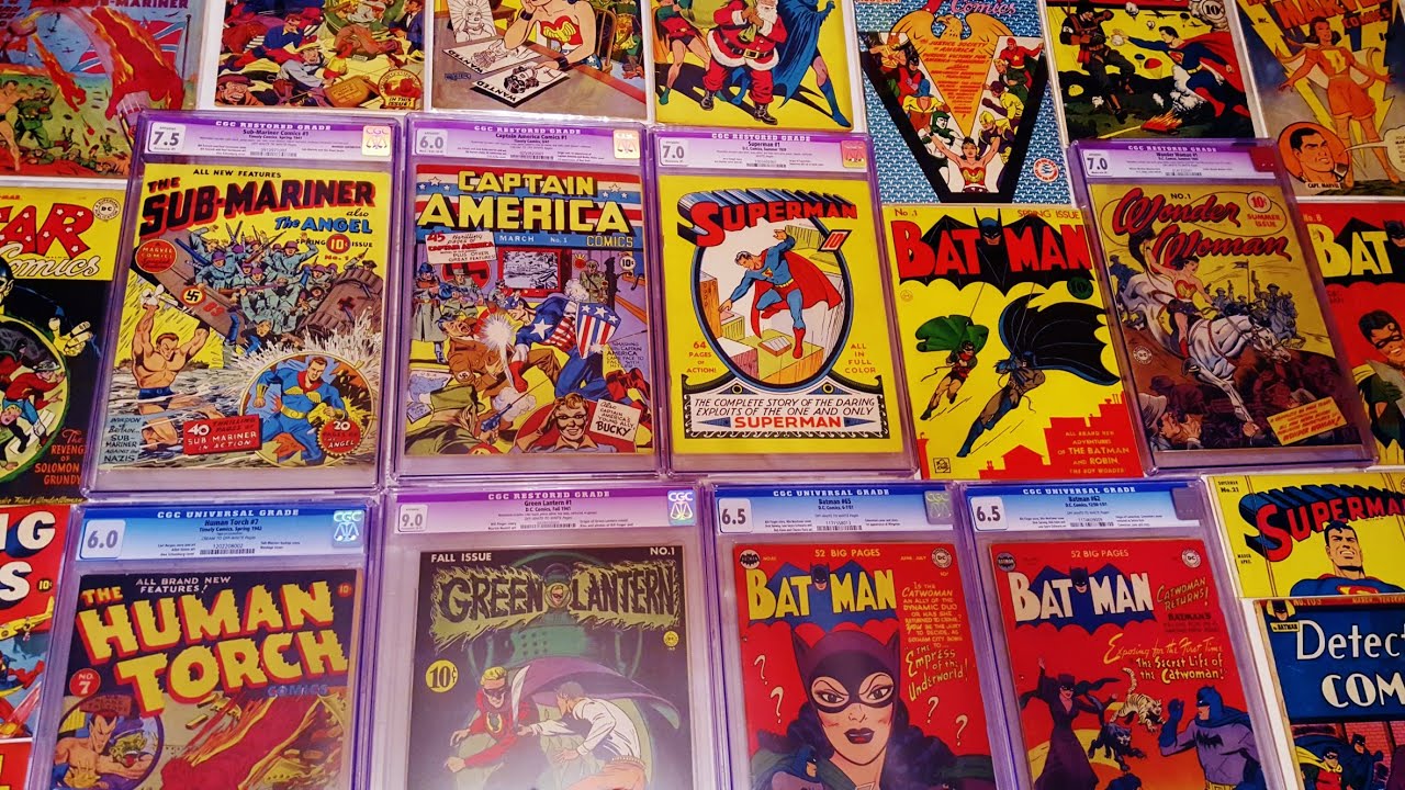 MY GOLDEN AGE COMIC BOOK COLLECTION PART 1