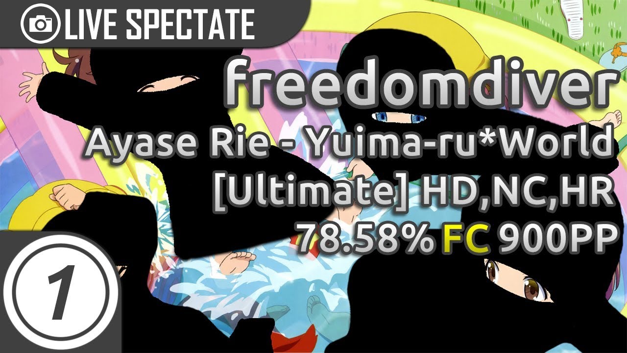 freedomdiver | Ayase Rie - Yuima-ru*World TVver. [Ultimate] +HD,NC,HR | 78.58% 900pp | Livespectate!