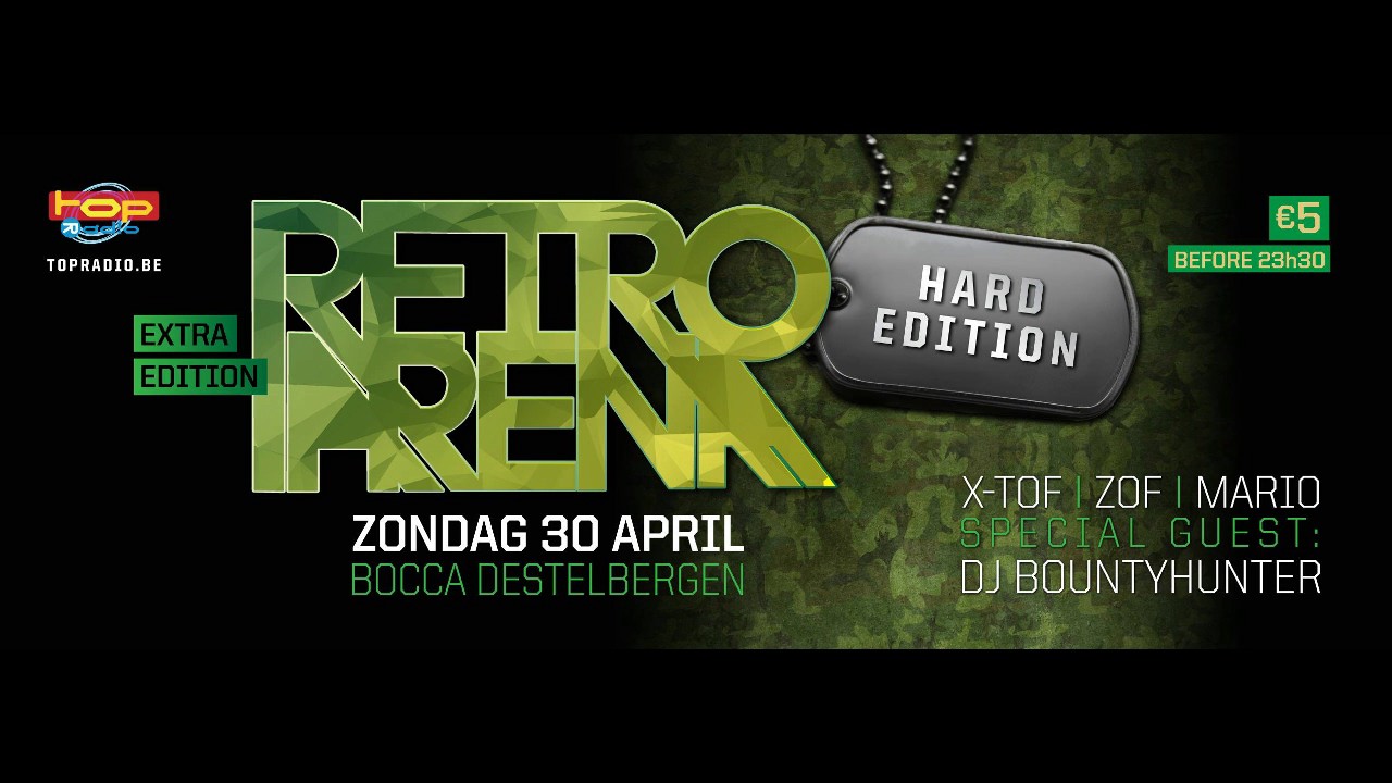 Retro Arena 'Hard Edtion' Live At Bocca Destelbergen 30-04-2017 [Classic Trance & Jump]