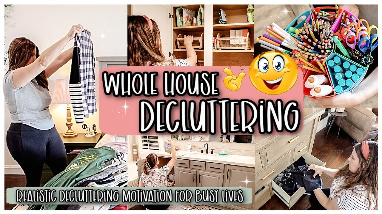 THE OVERWHELMED HOME : a new way to declutter (Realistic Declutter with Me)