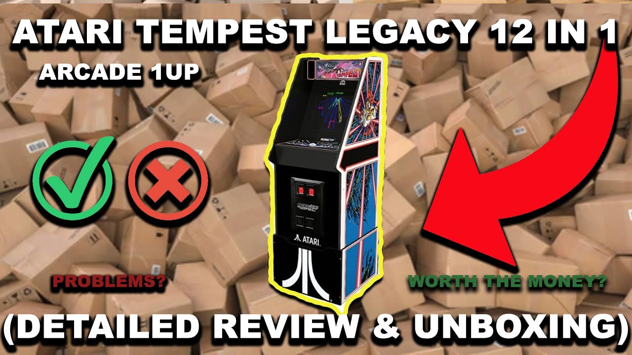 ARCADE 1UP ATARI LEGACY TEMPEST 12 IN 1 | DETAILED REVIEW & GAMEPLAY
