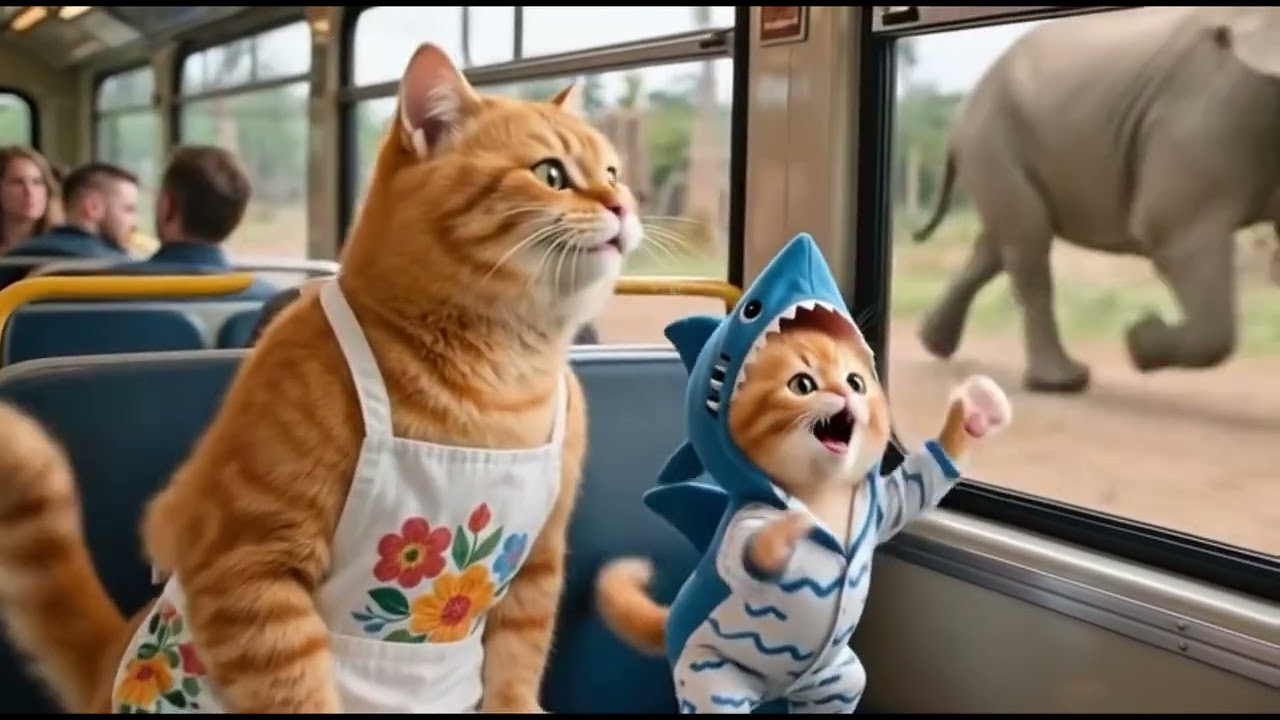 Mothers send their beloved children to the zoo 🐘🐱💞