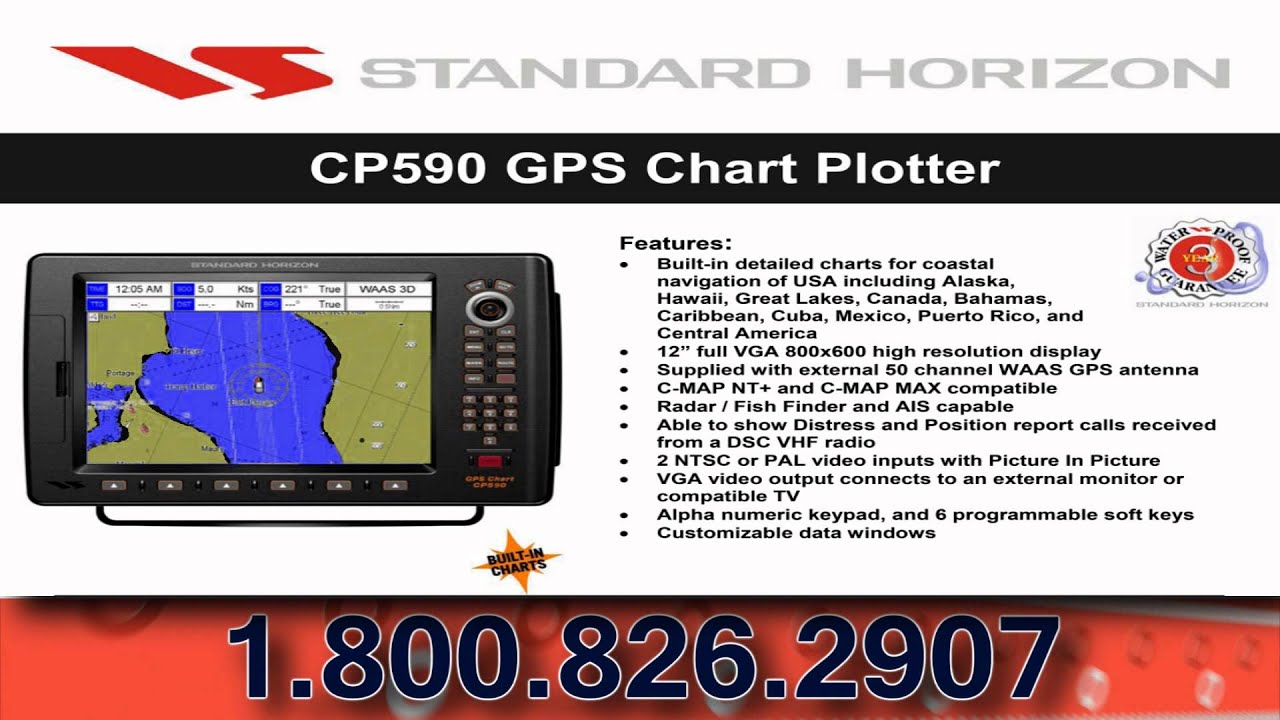 Standard Horizon Chartplotters with GPS