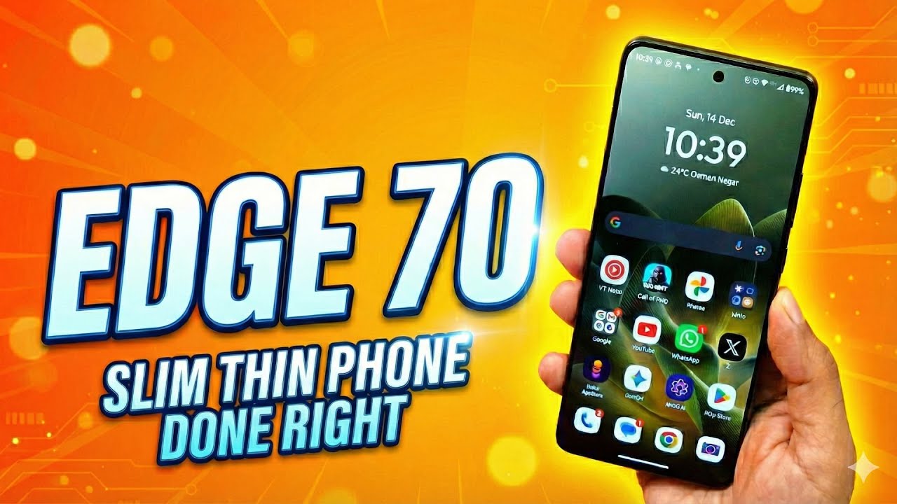Motorola Edge70 - Thin Phone that doesn't cost a bomb!