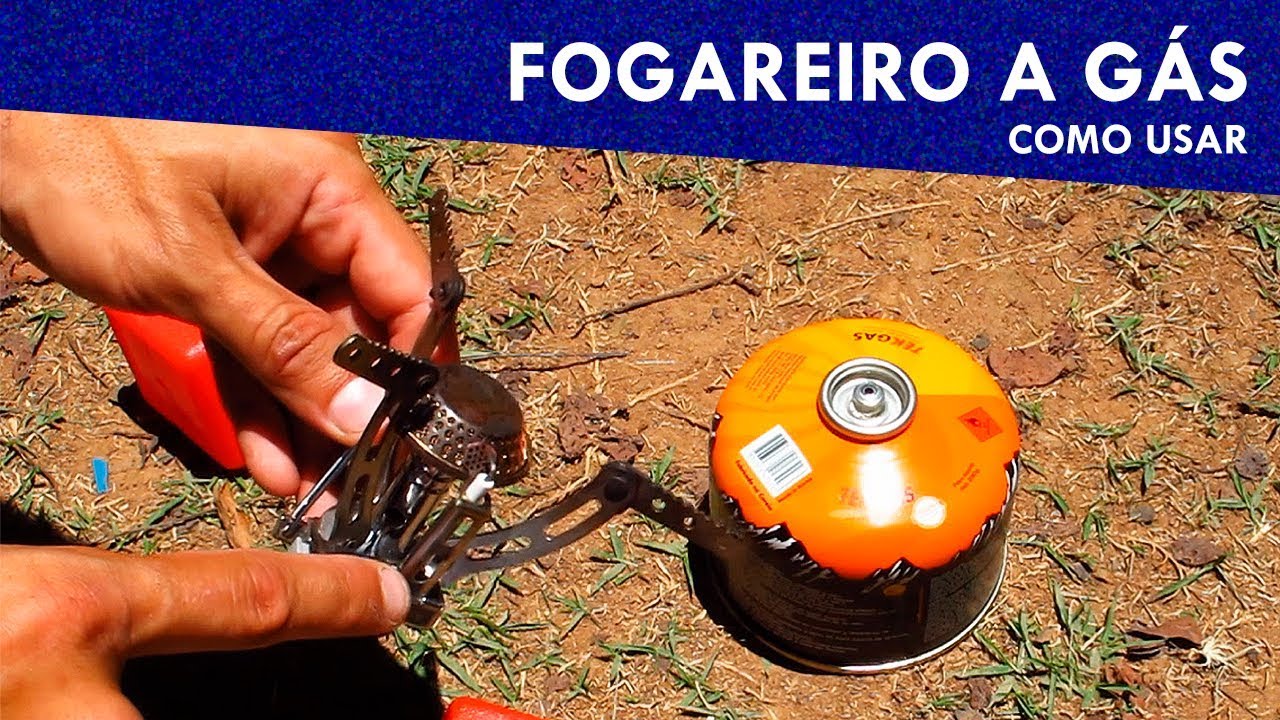 Equipamentos - Fogareiros a gás para camping (como usar / montar)