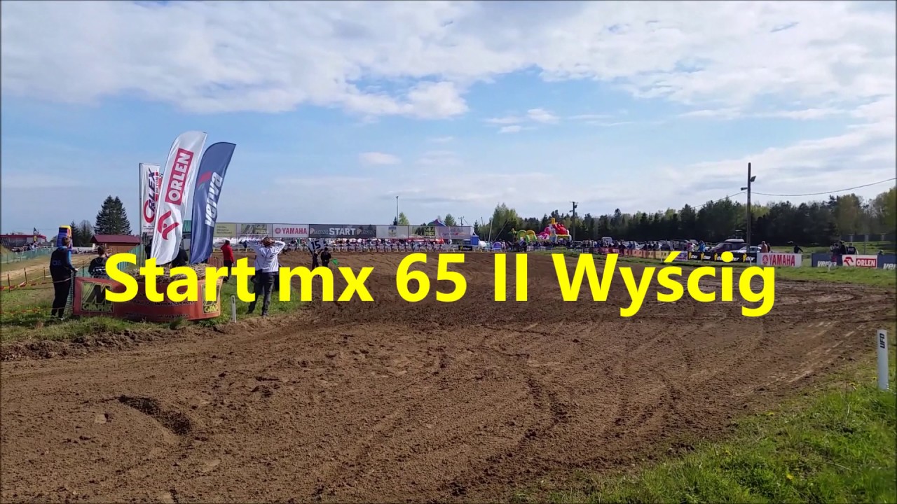 MP Sobieńczyce  2017 Start do I Wyścigu i II wyścigu MX 65