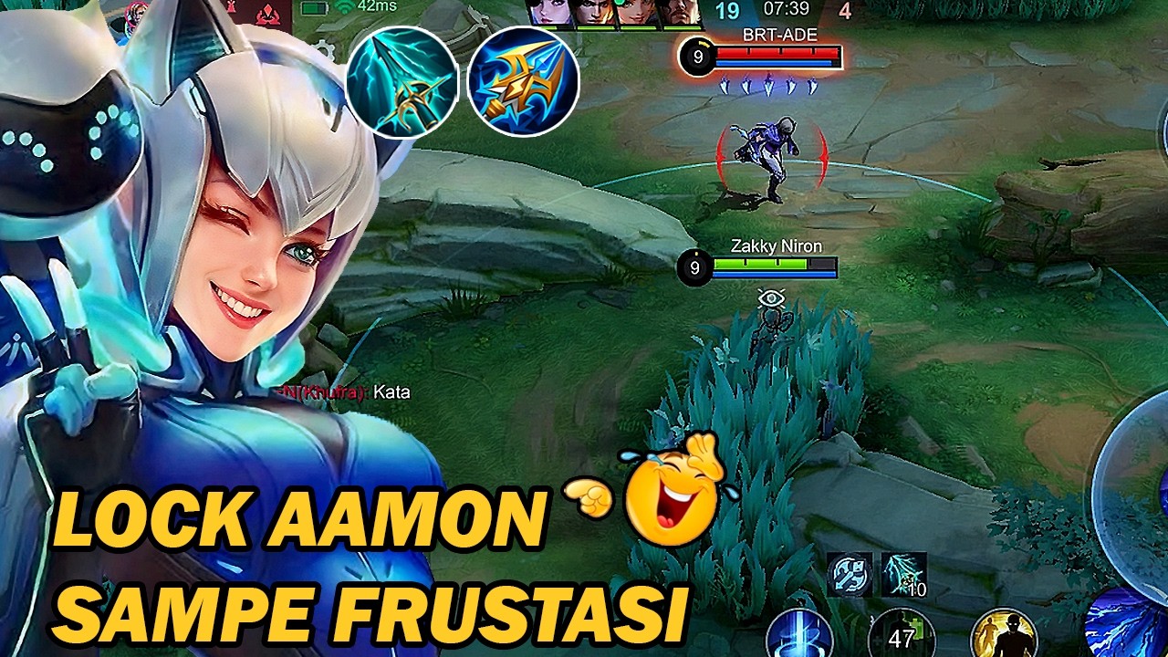 EUDORA MODE SEMAK!! LOCK AAMON MATI 9X SI PALING JAGO SAMPE KESAL‼️- MLBB
