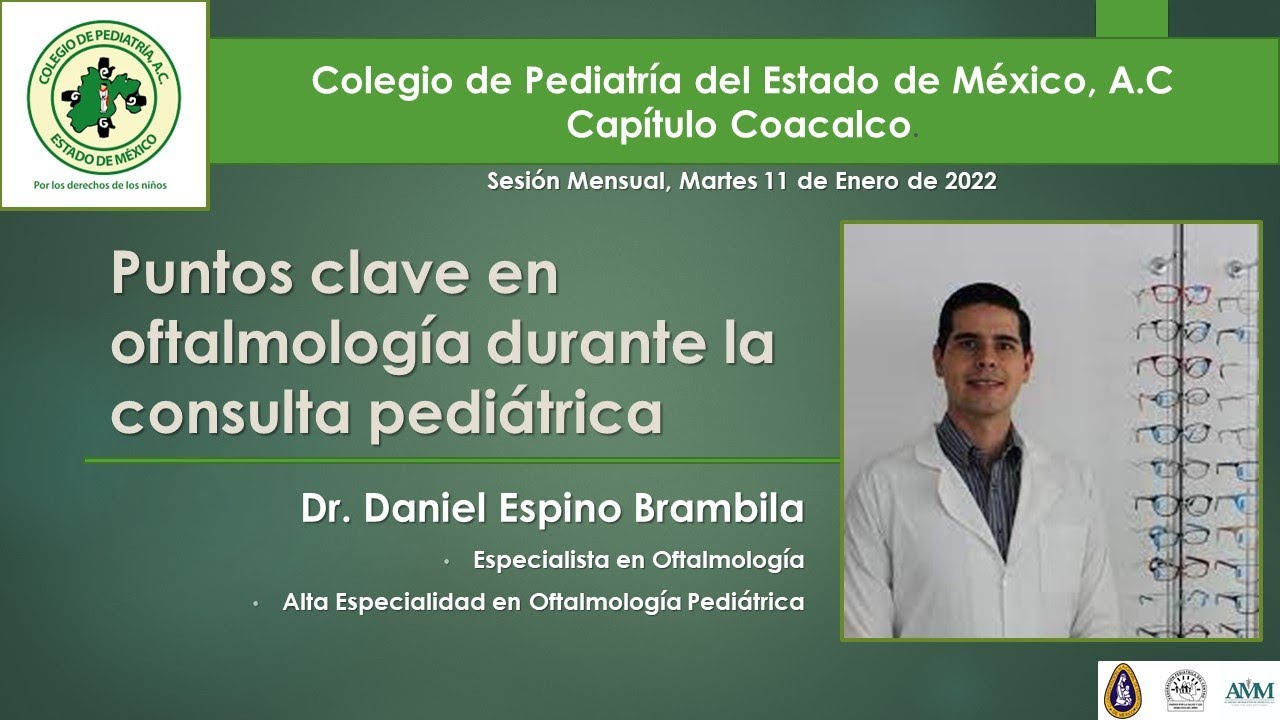 Puntos clave en oftalmología durante la consulta pediátrica.