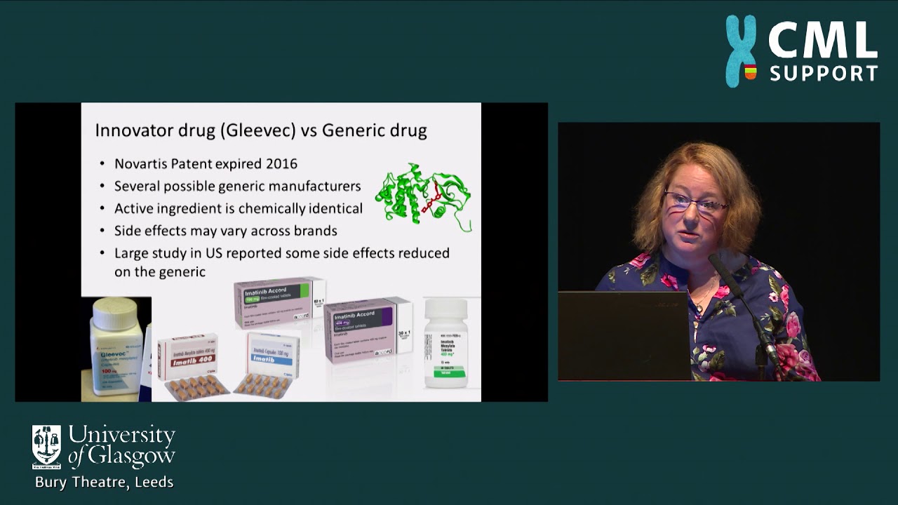 Starting first-line treatment, update on Imatinib.
