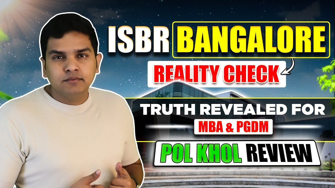  ISBR Bangalore EXPOSED? 😳 Reality of MBA/PGDM Placements & Fees | Hidden Truth Revealed