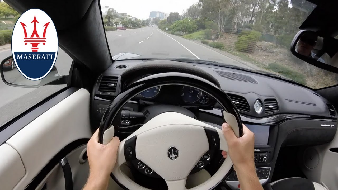 Maserati Gran Turismo S 2013 POV Drive & Start Up 454HP V8 - INSANE SOUND, YouDrive