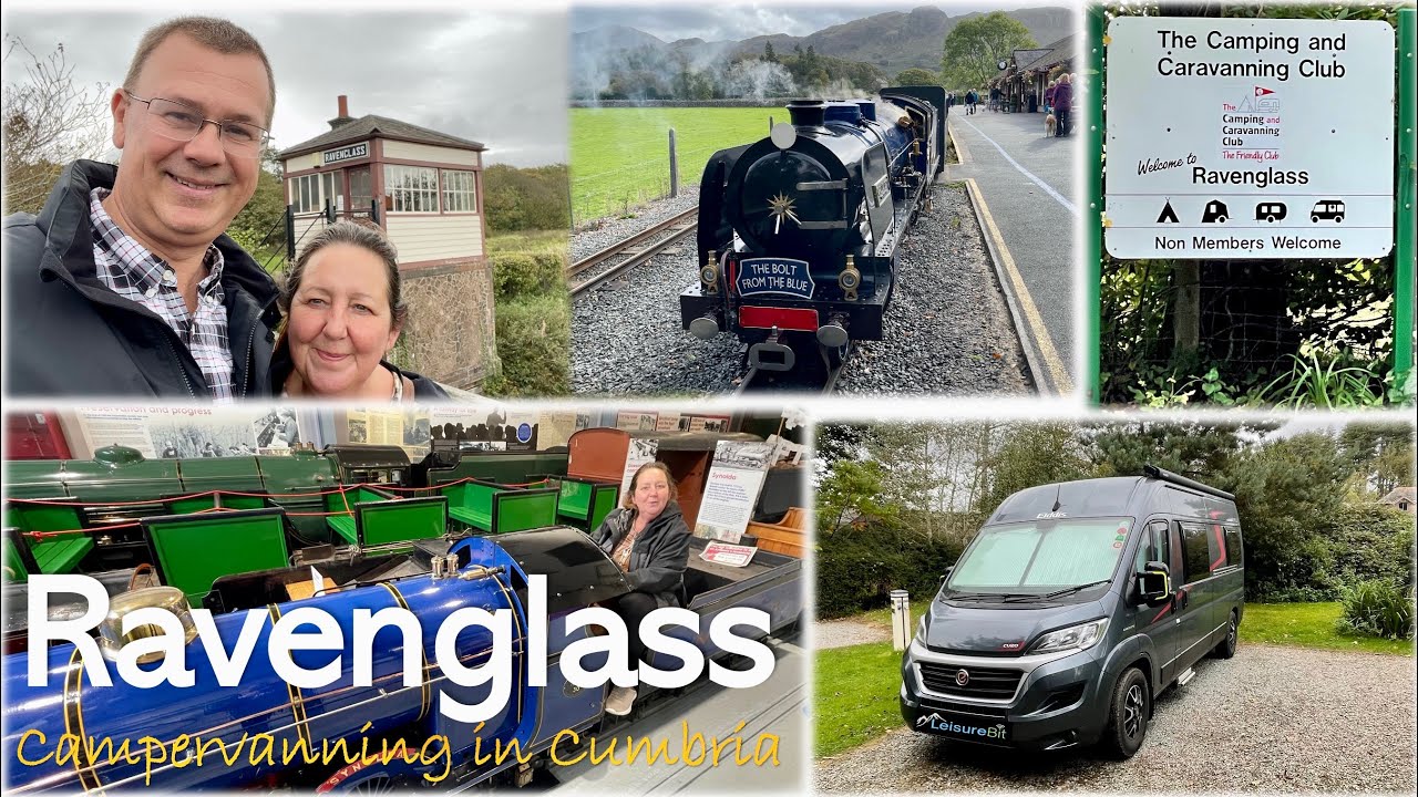 Ravenglass CCC Site and the Ravenglass & Eskdale Railway in the Campervan
