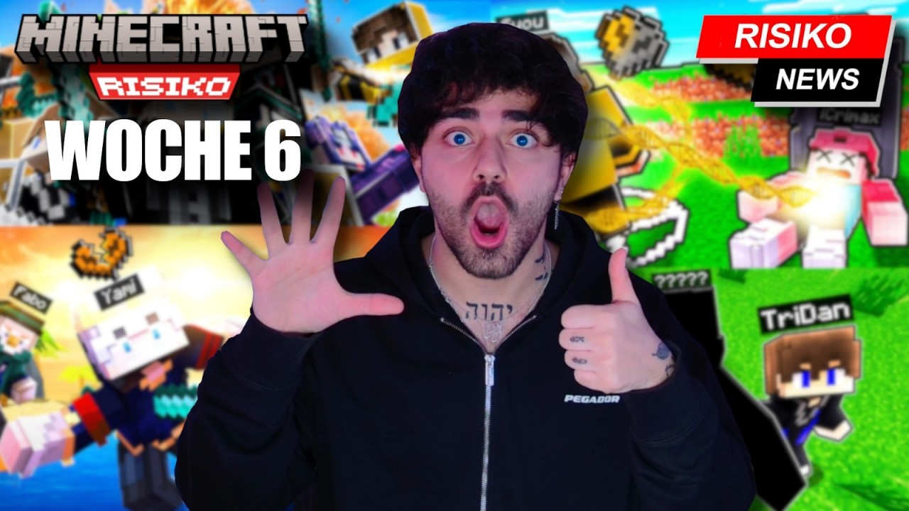 MINECRAFT RISIKO ZUSAMMENFASSUNG WOCHE 6 (RISIKO NEWS)