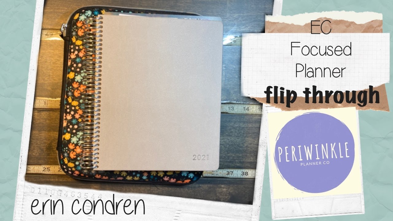 How I use the Erin Condren FOCUS Planner | FLIP THROUGH | All of 2021