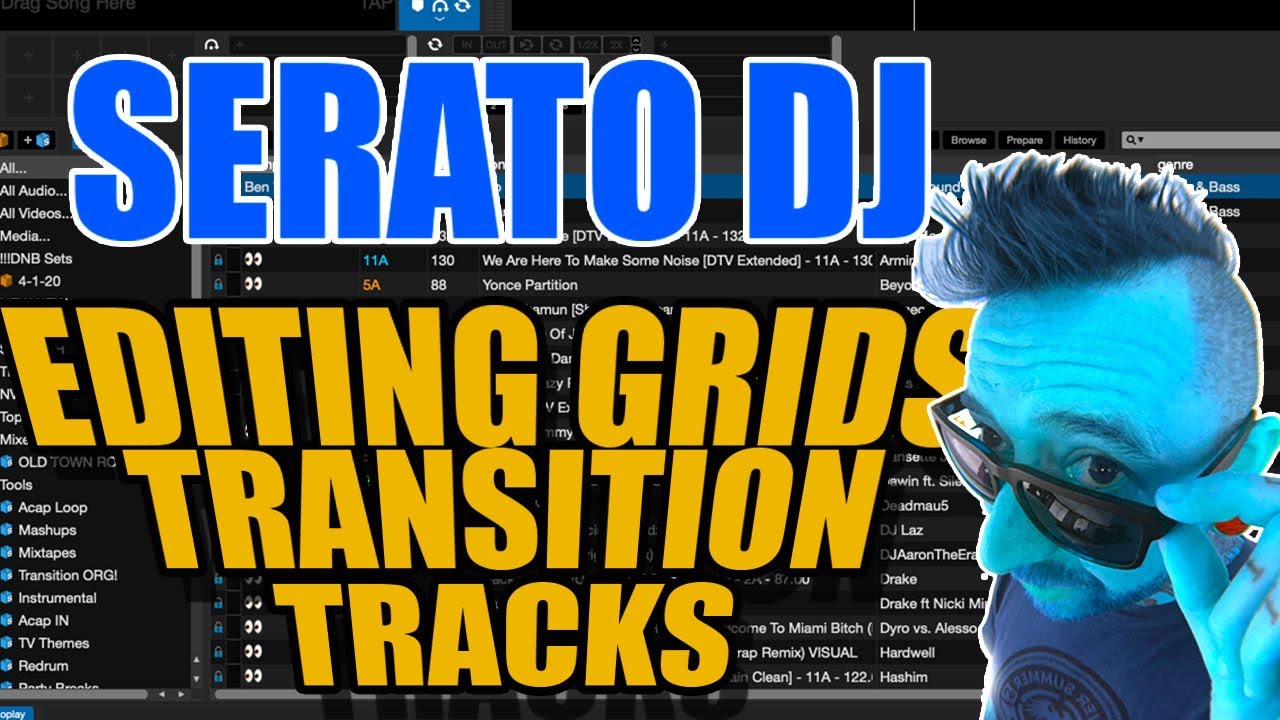 Editing Grids for Transition Tracks in Serato DJ PRO (2018)