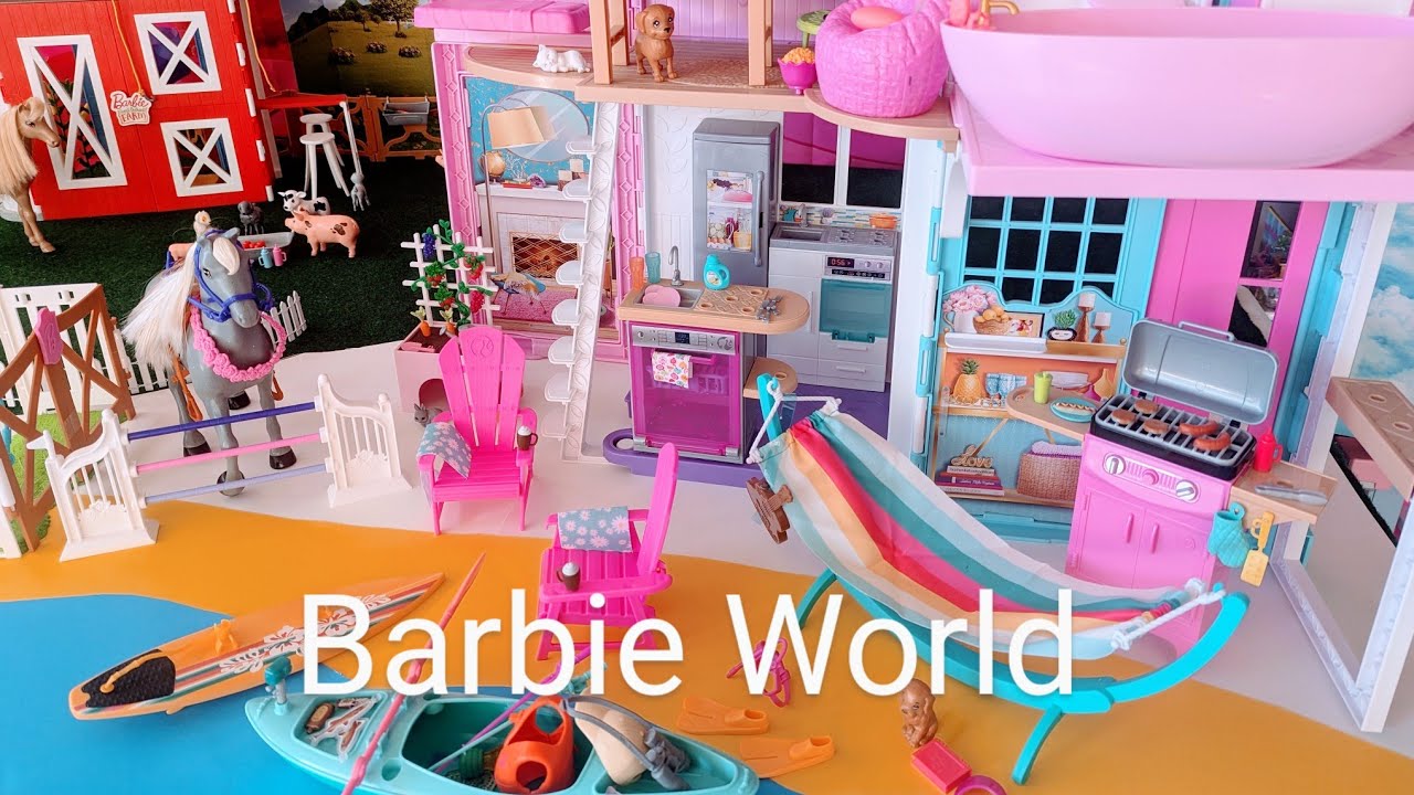 2024 Barbie World Playsets  - All 10!