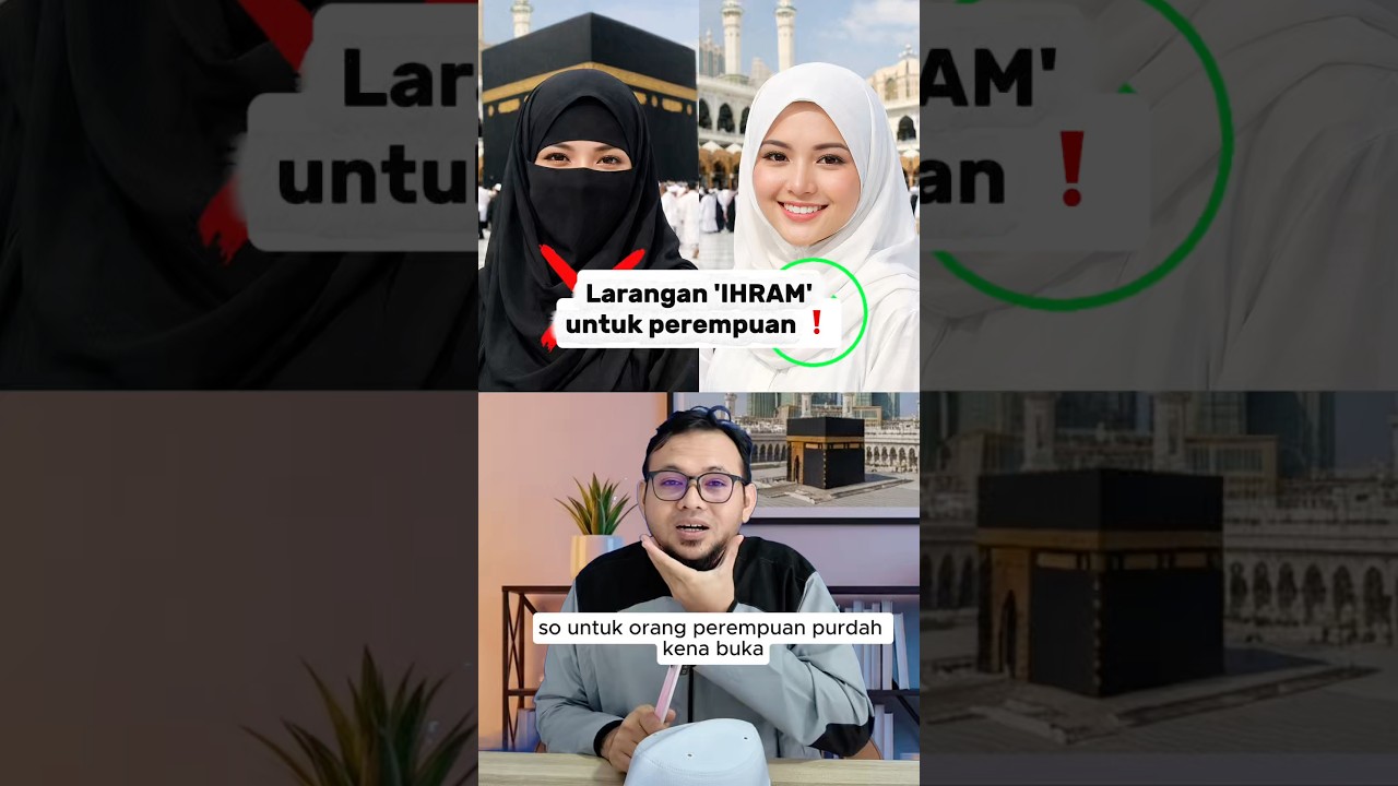 Larangan 'IHRAM'untuk orang perempuan ❗️