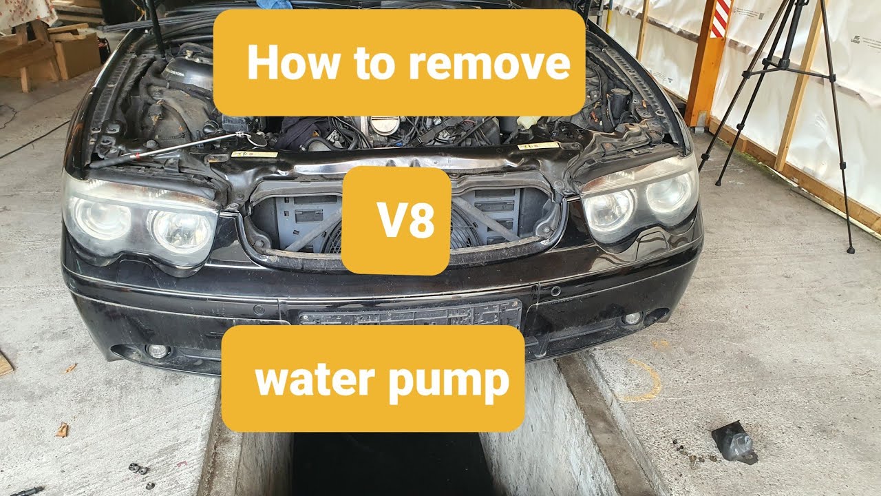 Как заменить водяной насос на BMW V8 (E65/E66)