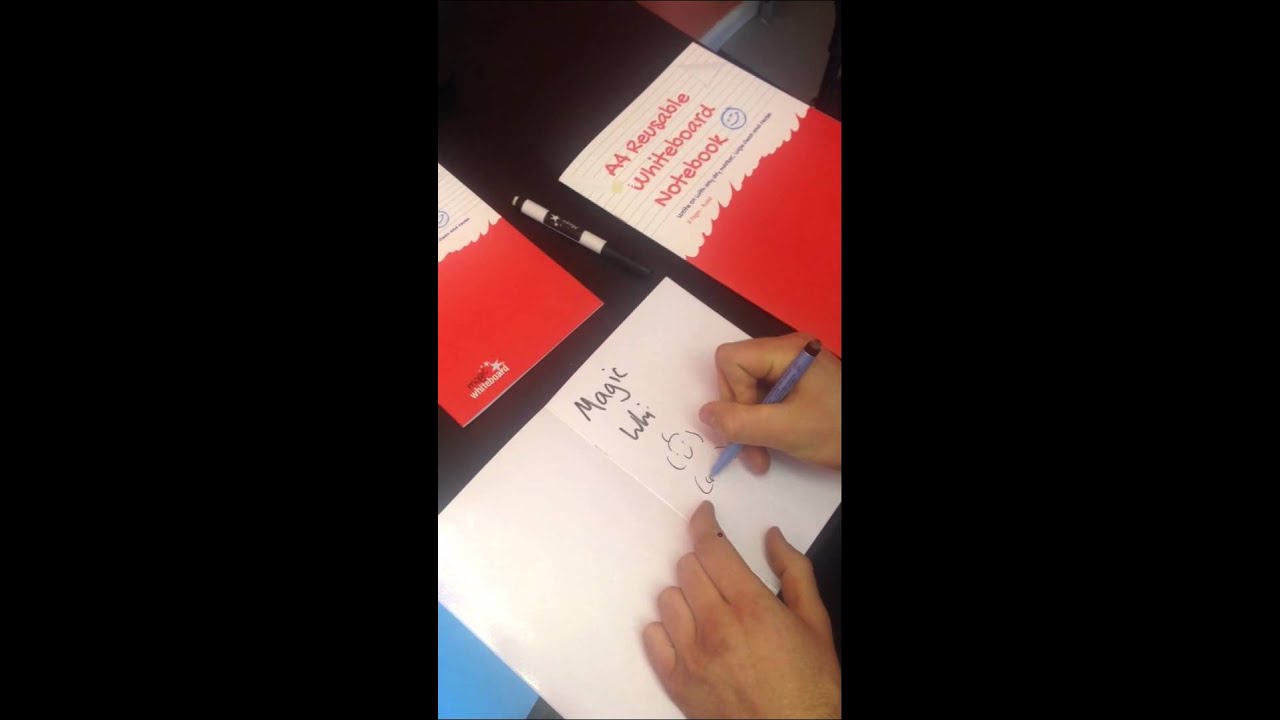 Reusable Whiteboard Notebook from Magic Whiteboard