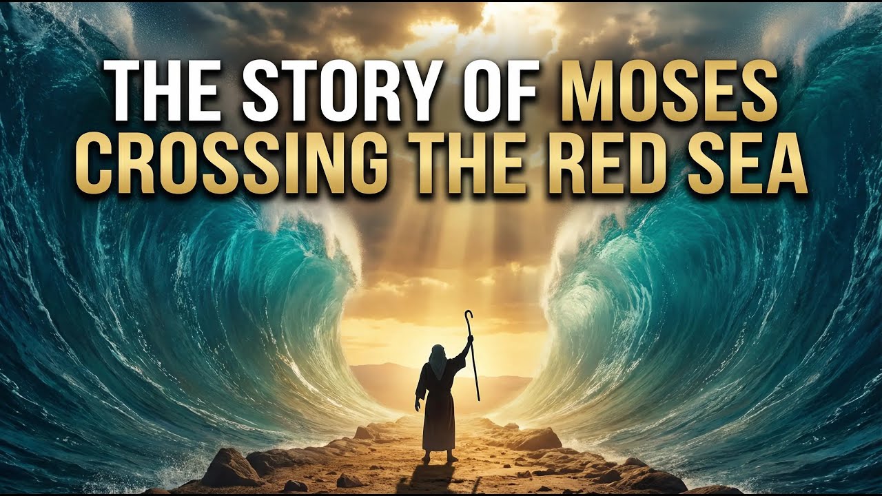 Moses rossing the red sea