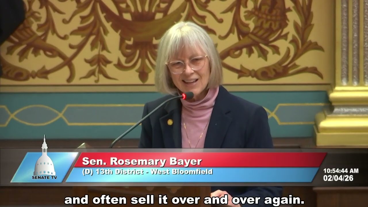Senator Bayer's floor statement on data privacy