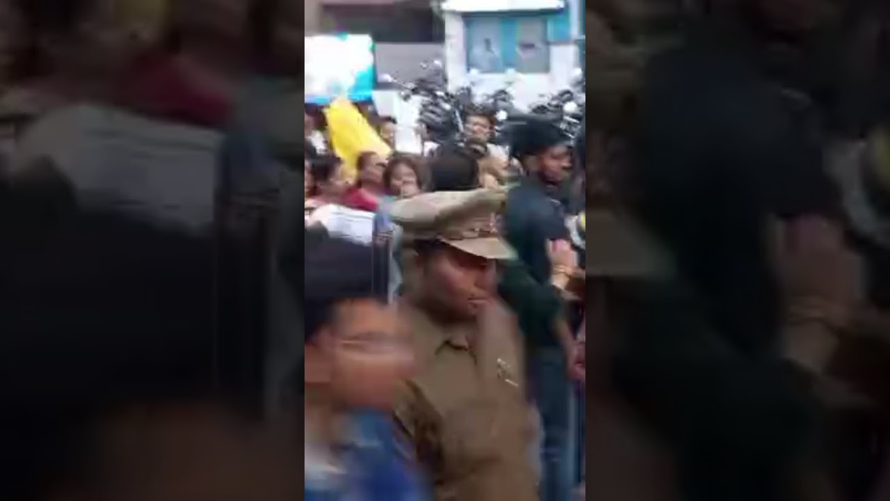 Students' agitation in UPPCS exam