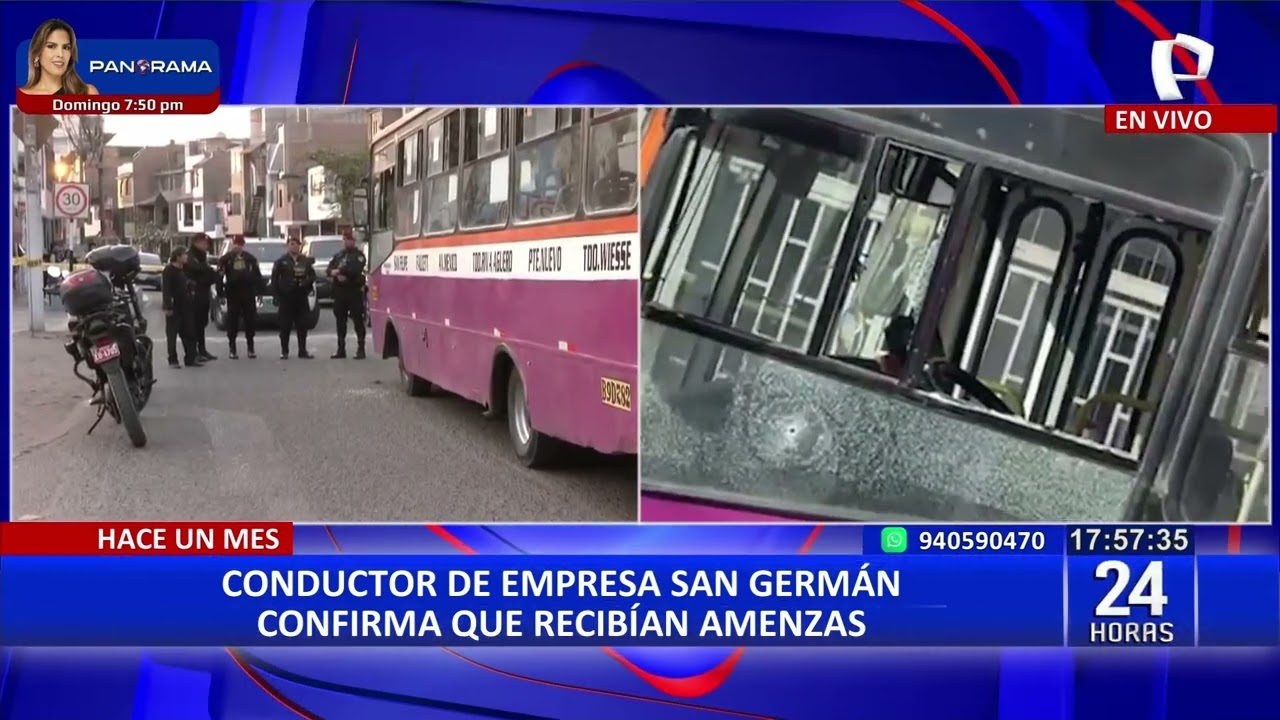 Sicarios disparan contra conductor de la empresa San Germán en SMP (3)