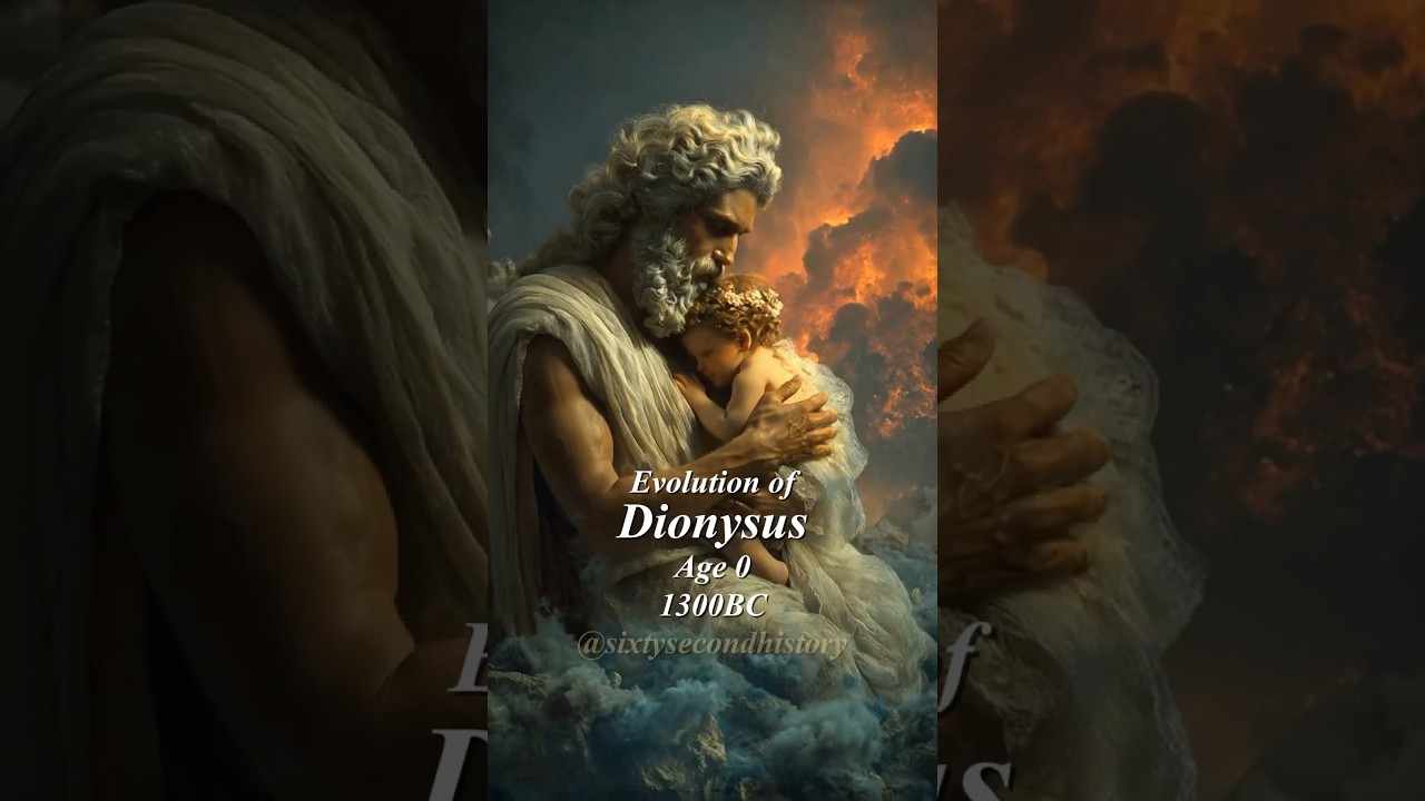 Evolution of Dionysus #dionysus #evolution #historytok #greekmythology #greekgods #ancientgreece