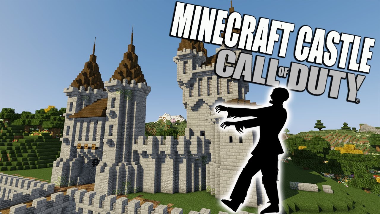 Minecraft Castle Zombies с двойными боссами (карта Call of Duty Zombies)